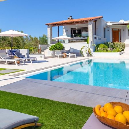 Villa Ampelaki - Premium Villa With Heated Pool Kounoupidhianá 외부 사진