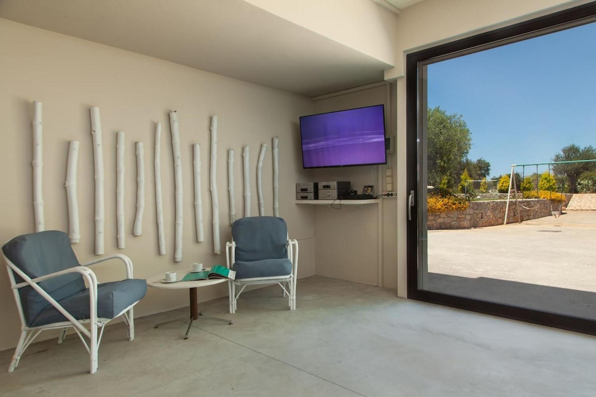 Villa Ampelaki - Premium Villa With Heated Pool Kounoupidhianá 외부 사진