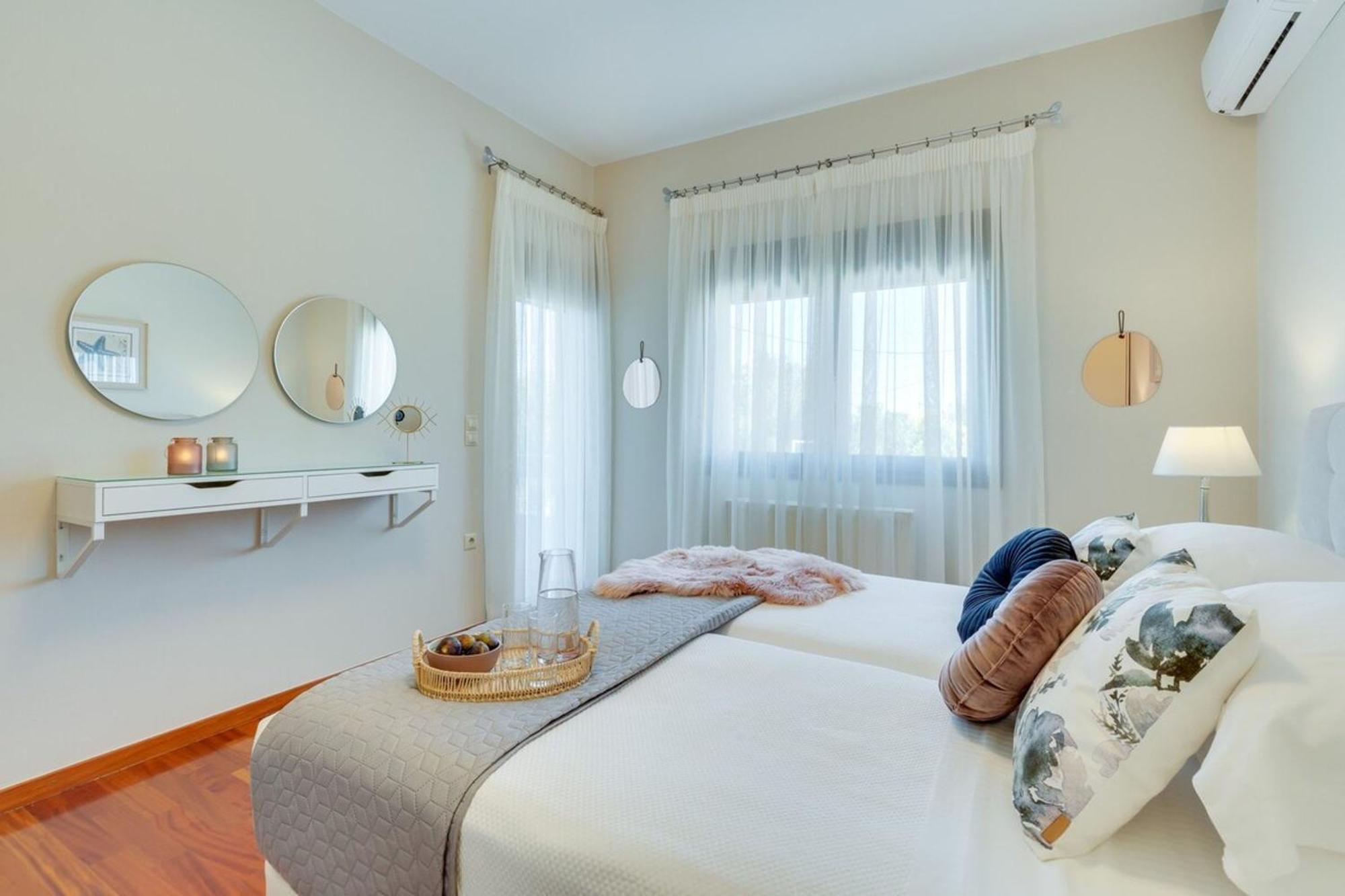 Villa Ampelaki - Premium Villa With Heated Pool Kounoupidhianá 외부 사진