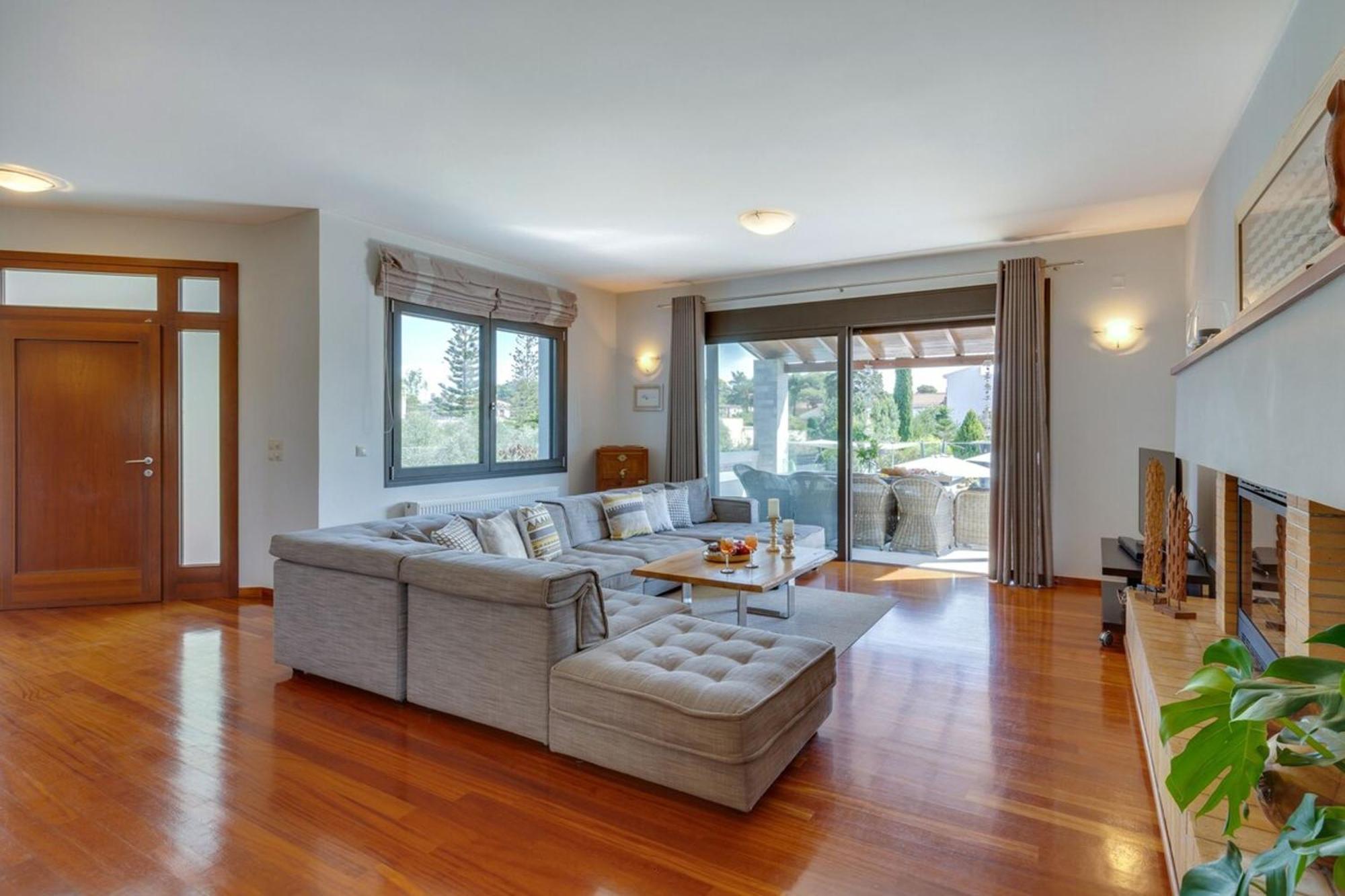 Villa Ampelaki - Premium Villa With Heated Pool Kounoupidhianá 외부 사진