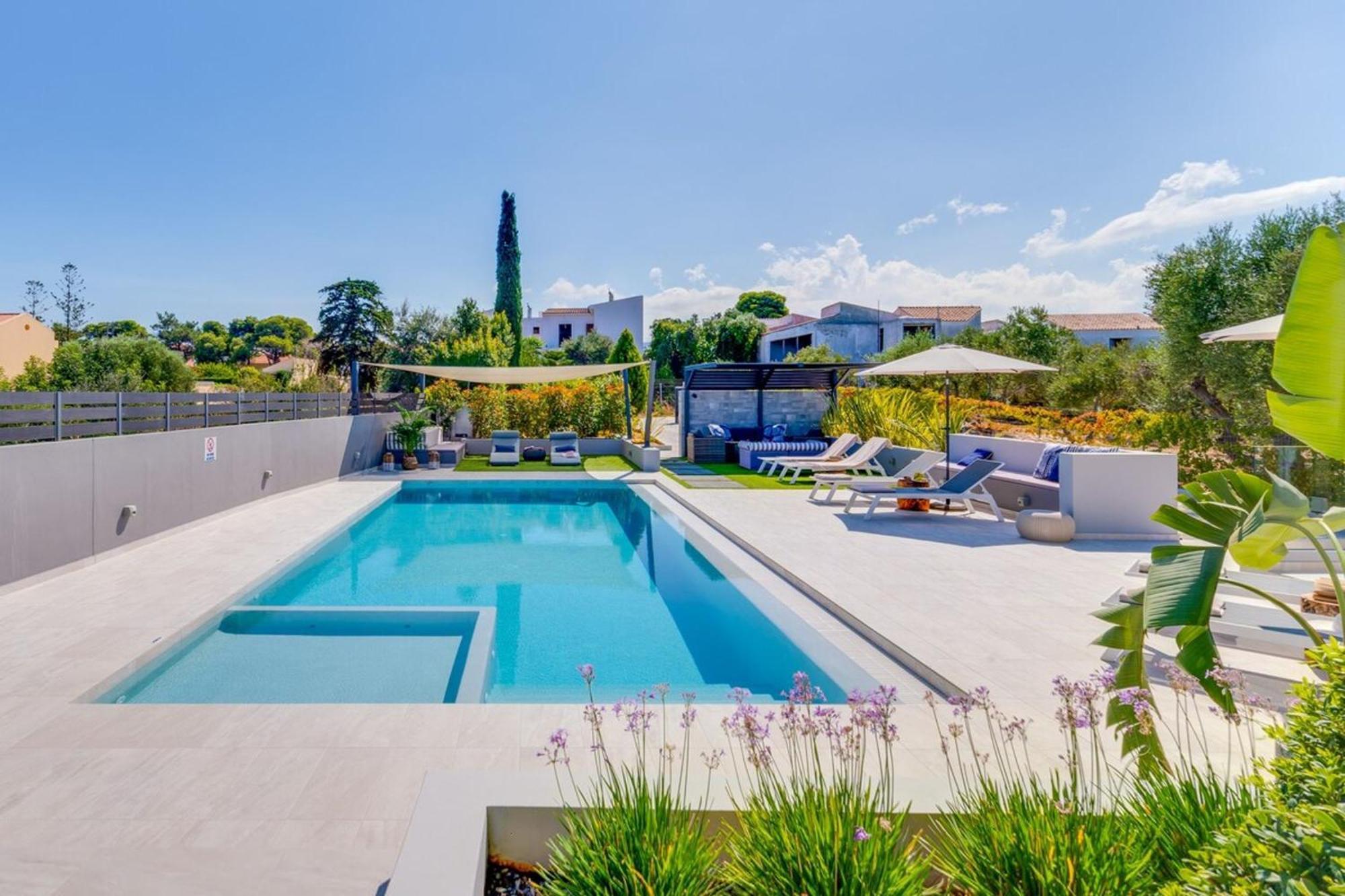 Villa Ampelaki - Premium Villa With Heated Pool Kounoupidhianá 외부 사진
