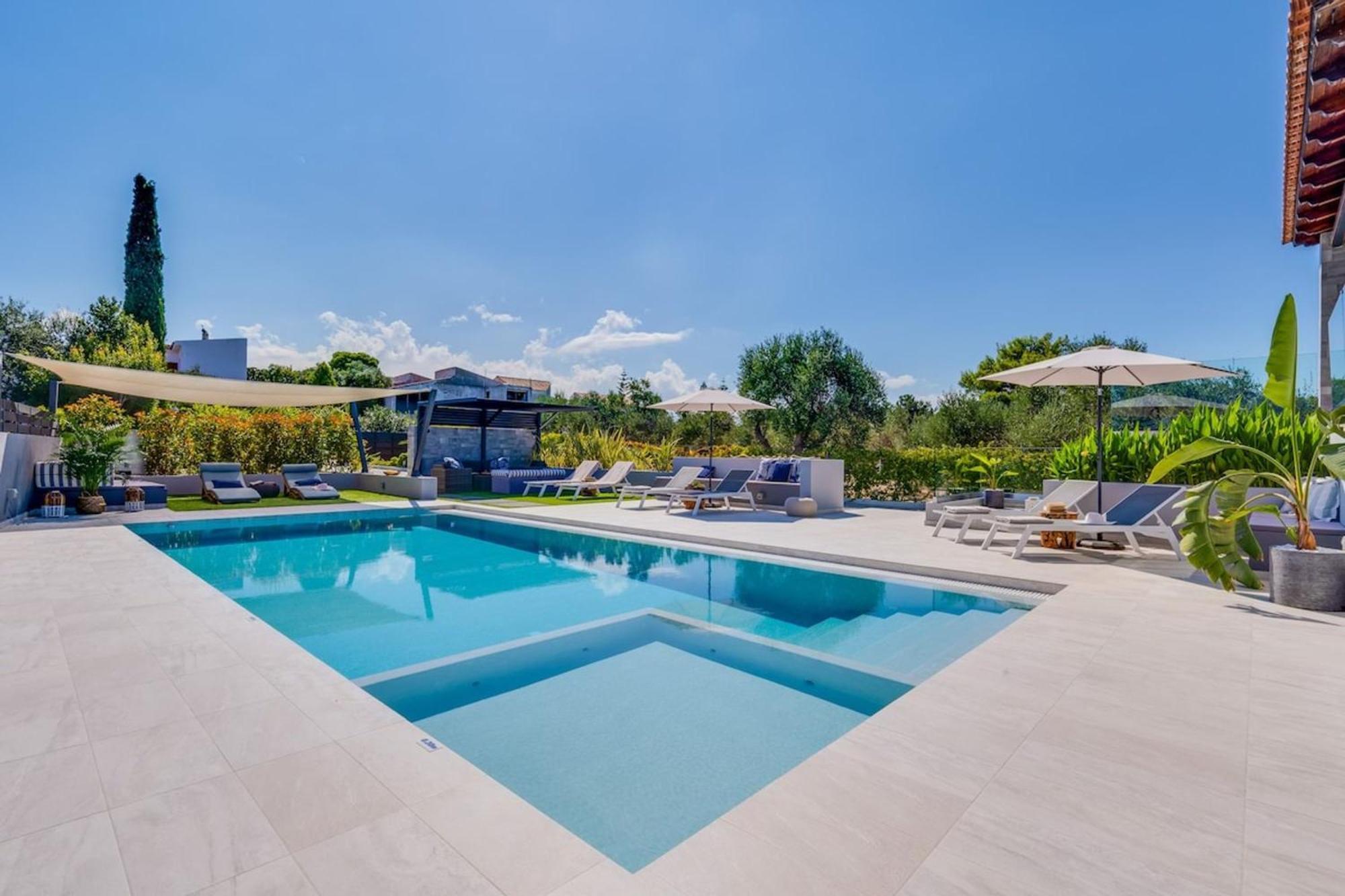 Villa Ampelaki - Premium Villa With Heated Pool Kounoupidhianá 외부 사진